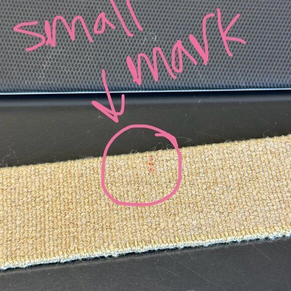 Damaged Very Good Condition Miu Miu Tan Elastic Belt - Picture 3 of 6